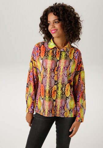 Aniston CASUAL Blouse in Mixed colors: front