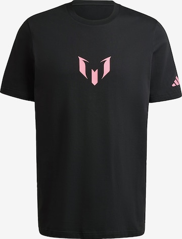 T-Shirt fonctionnel 'Messi' ADIDAS PERFORMANCE en noir : devant