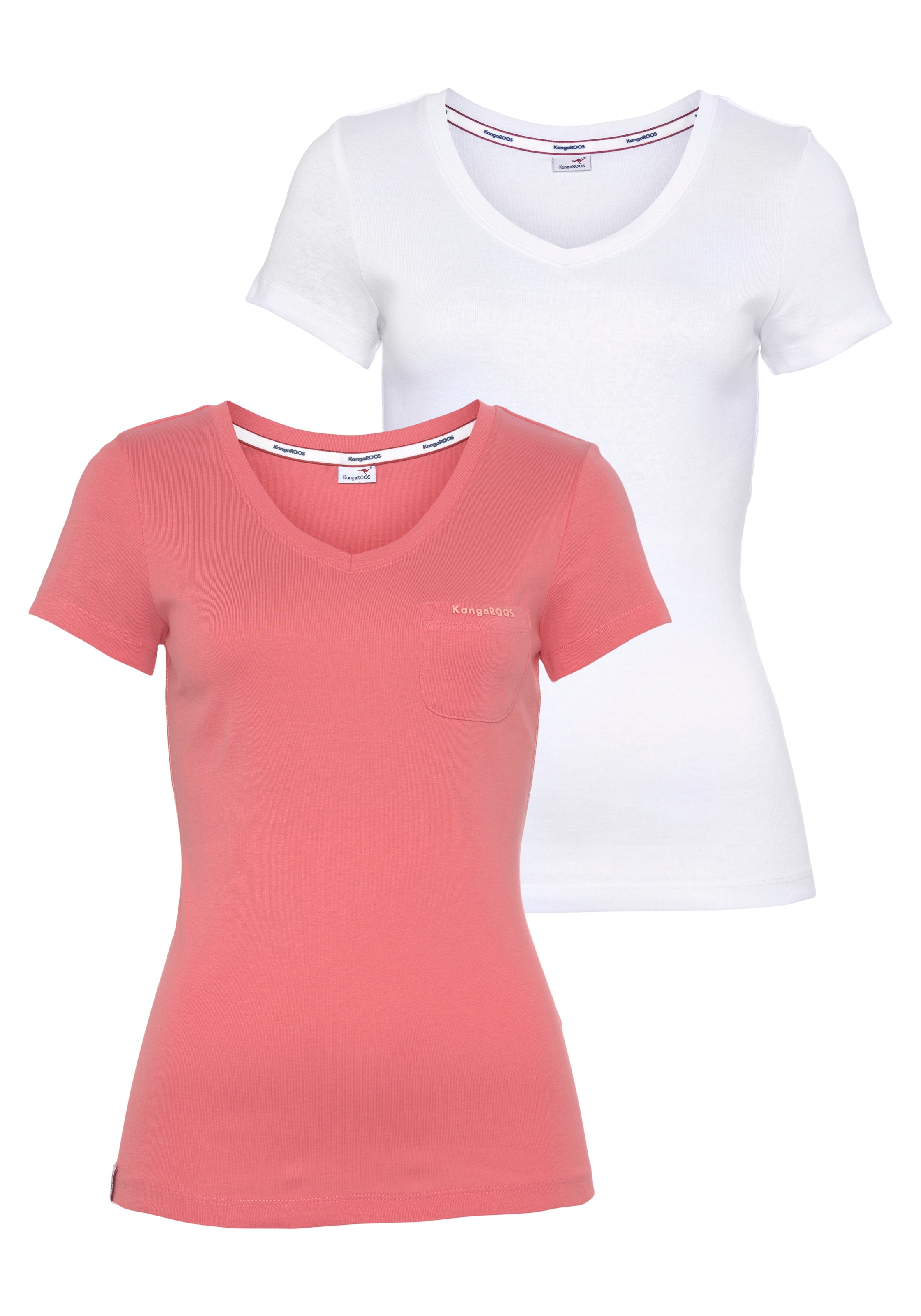 KangaROOS Shirt in Pink: Vorderseite