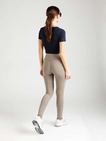 UNDER ARMOUR Skinny Sporthose 'Meridian' in Grau