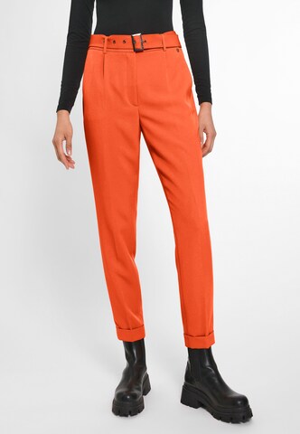 Basler Tapered Pants 'Luca' in Orange: front