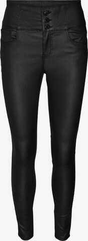 Skinny Pantaloni 'DONNA' di VERO MODA in nero: frontale