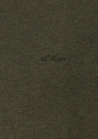 s.Oliver Men Big Sizes Trui in Groen: voorkant