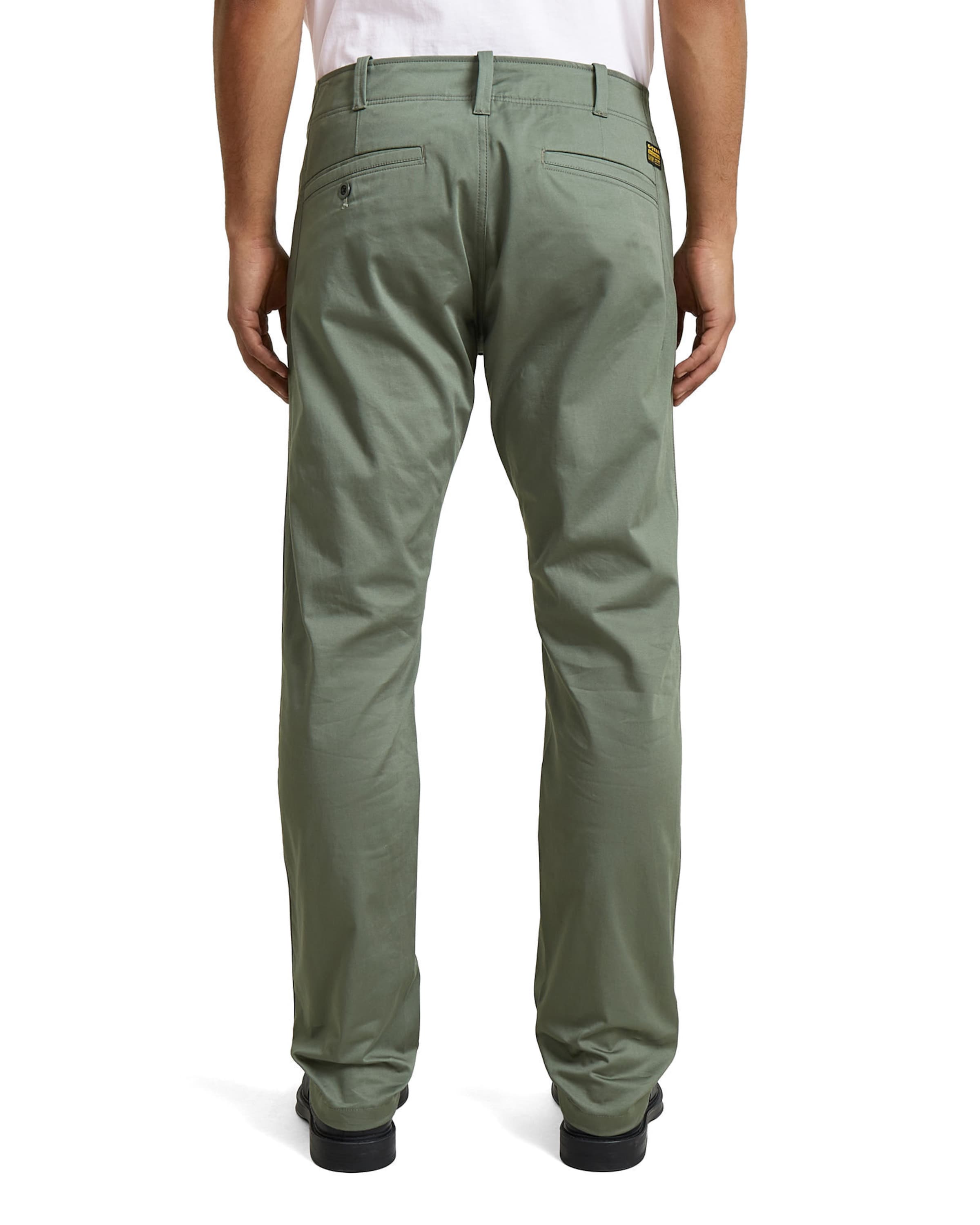 G-STAR Boot cut Chino trousers 'Mosa Straight Chino' in Green