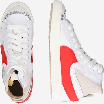 balts Nike Sportswear Augstie brīvā laika apavi 'BLAZER MID 77 JUMBO'
