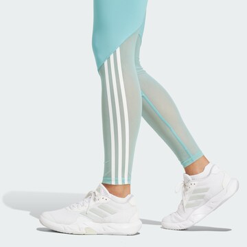 ADIDAS PERFORMANCE Skinny Παντελόνι φόρμας 'Hyperglam' σε μπλε