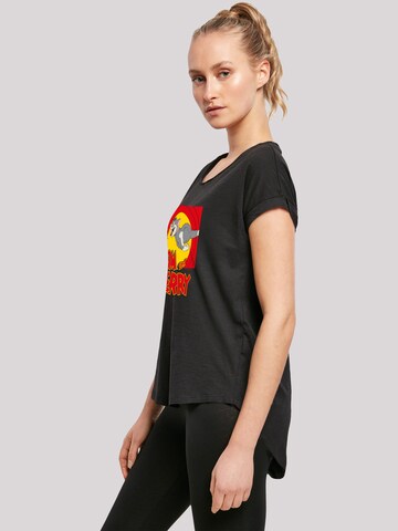 T-shirt 'Tom and Jerry TV Serie Chase Scene' F4NT4STIC en noir