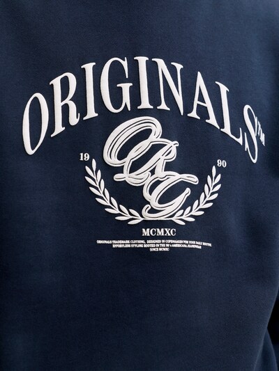 JACK & JONES Sweatshirt 'JORFrederiksberg' in XS in dunkelblau / weiß, Produktansicht