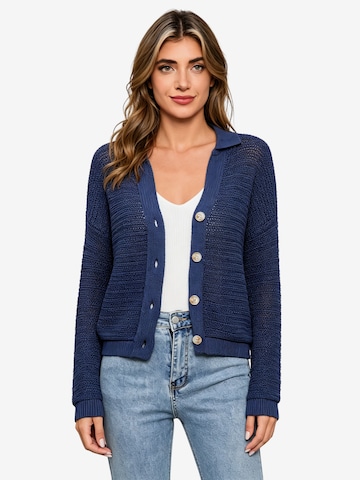 KoJooin Strickjacke in Blau: Vorderseite