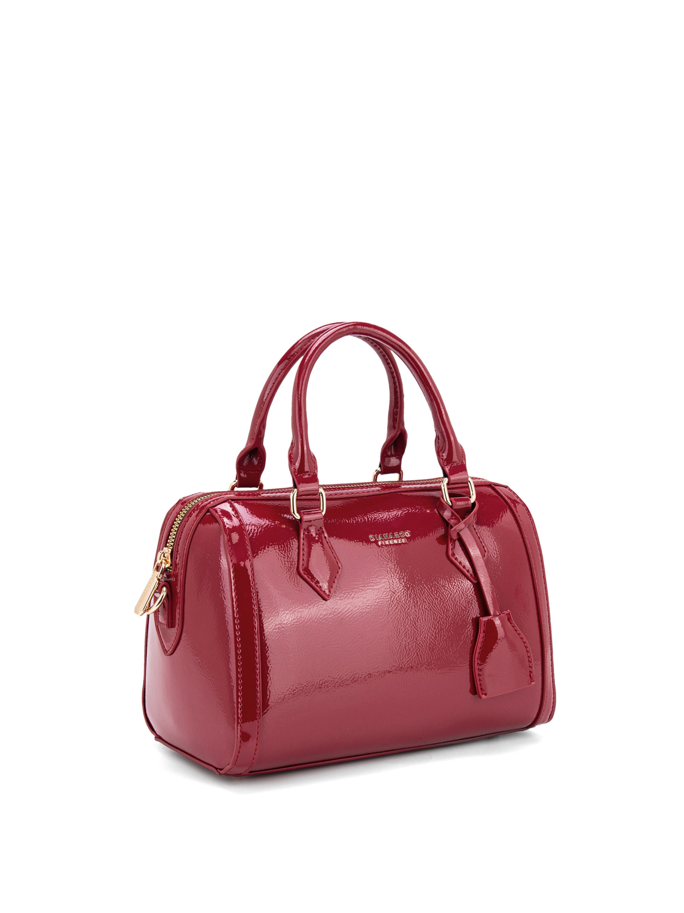 Borsa a tracolla 'Borsa Bauletto Ardena Lux Vegan Leather - , , Blu' di Diana&Co. in rosso