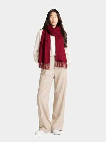 GOBI Cashmere Kaulaliina 'Unisex Cashmere Fringed Scarf' värissä punainen