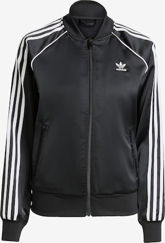 ADIDAS ORIGINALS Кофта на молнии 'Sst Adicolor' в Черный: спереди