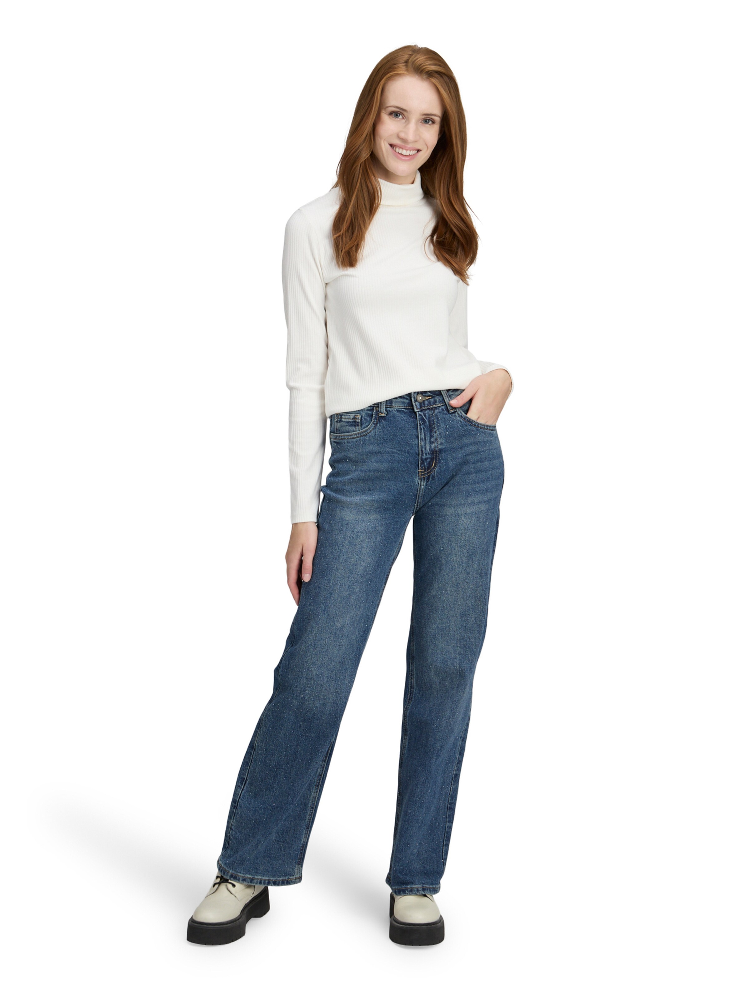 Regular Jean Cartoon en bleu