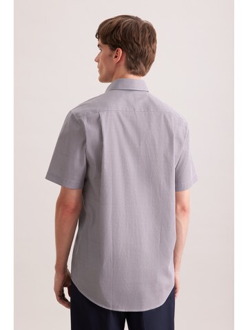 SEIDENSTICKER Regular fit Zakelijk overhemd 'Schwarze Rose' in Grijs