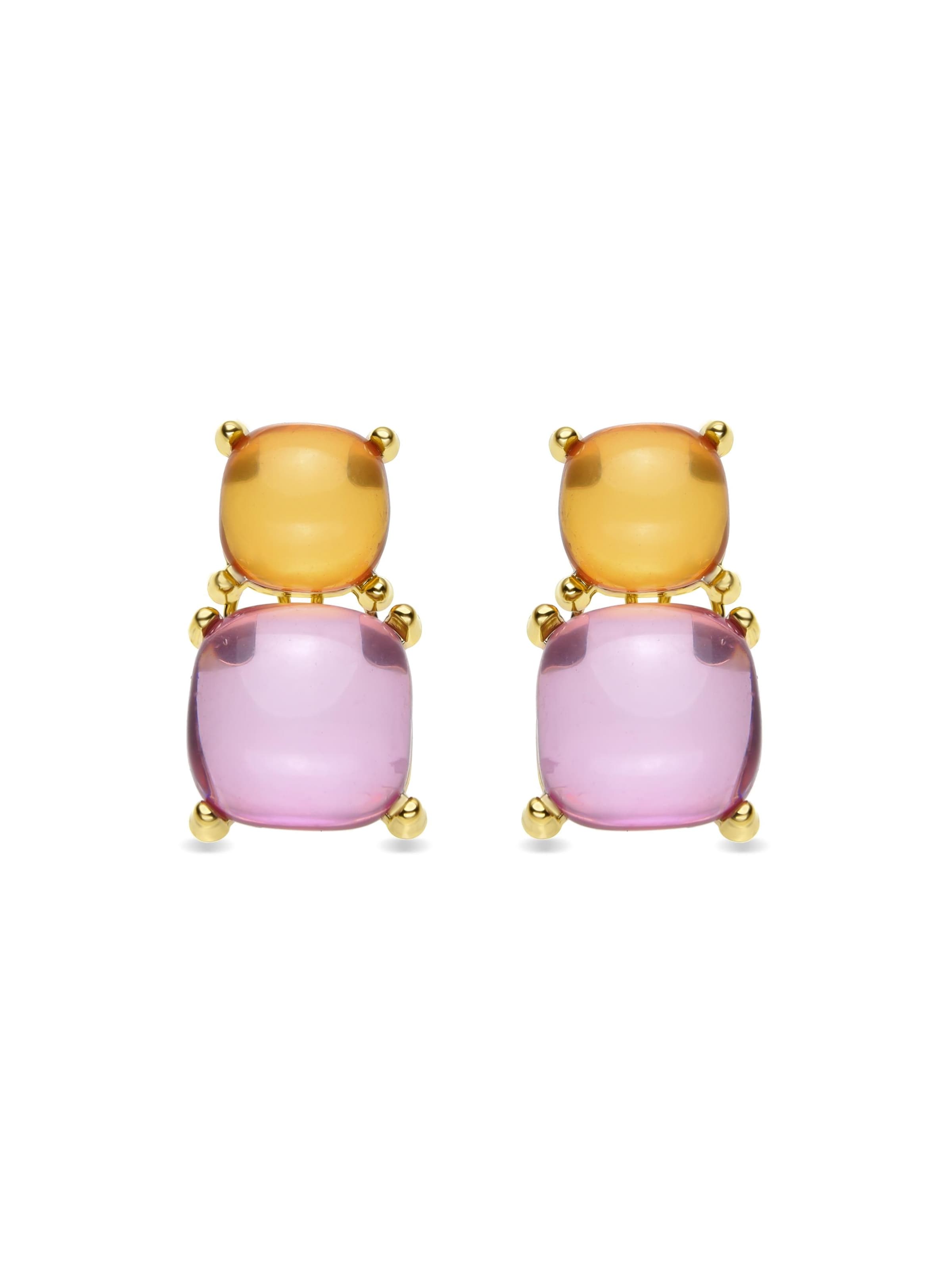 Orecchini 'Azara' di Luxenter in colori misti: frontale