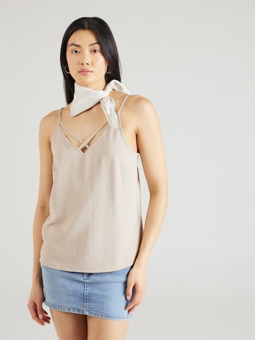 ONLY Bluse 'METTE' i beige: forside