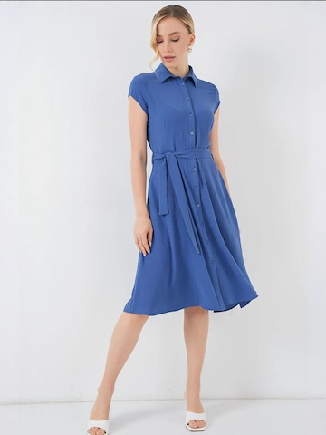 Bigdart - Vestidos camiseiros em azul