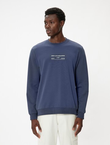 Koton Sweatshirt in Blau: Vorderseite