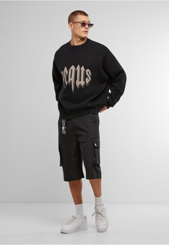 Regular Pantalon cargo 'Island Defender' Pequs en noir : devant