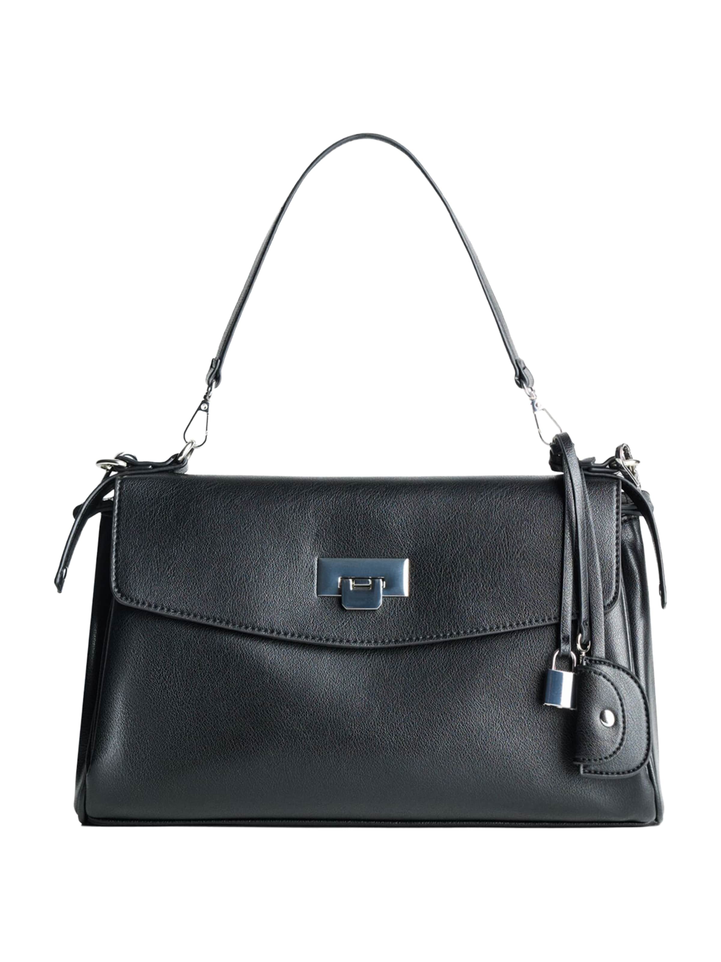 Borsa a spalla Bershka di colore nero, Visualizzazione prodotti