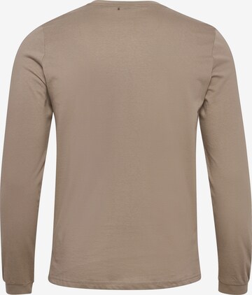 Hummel Performance Shirt 'Booster' in Brown