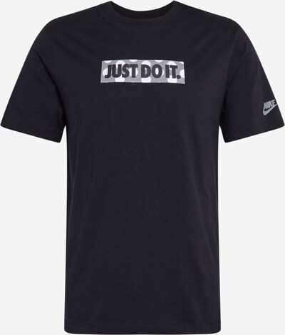 Tricou Nike Sportswear pe albastru deschis / negru / alb, Vizualizare produs