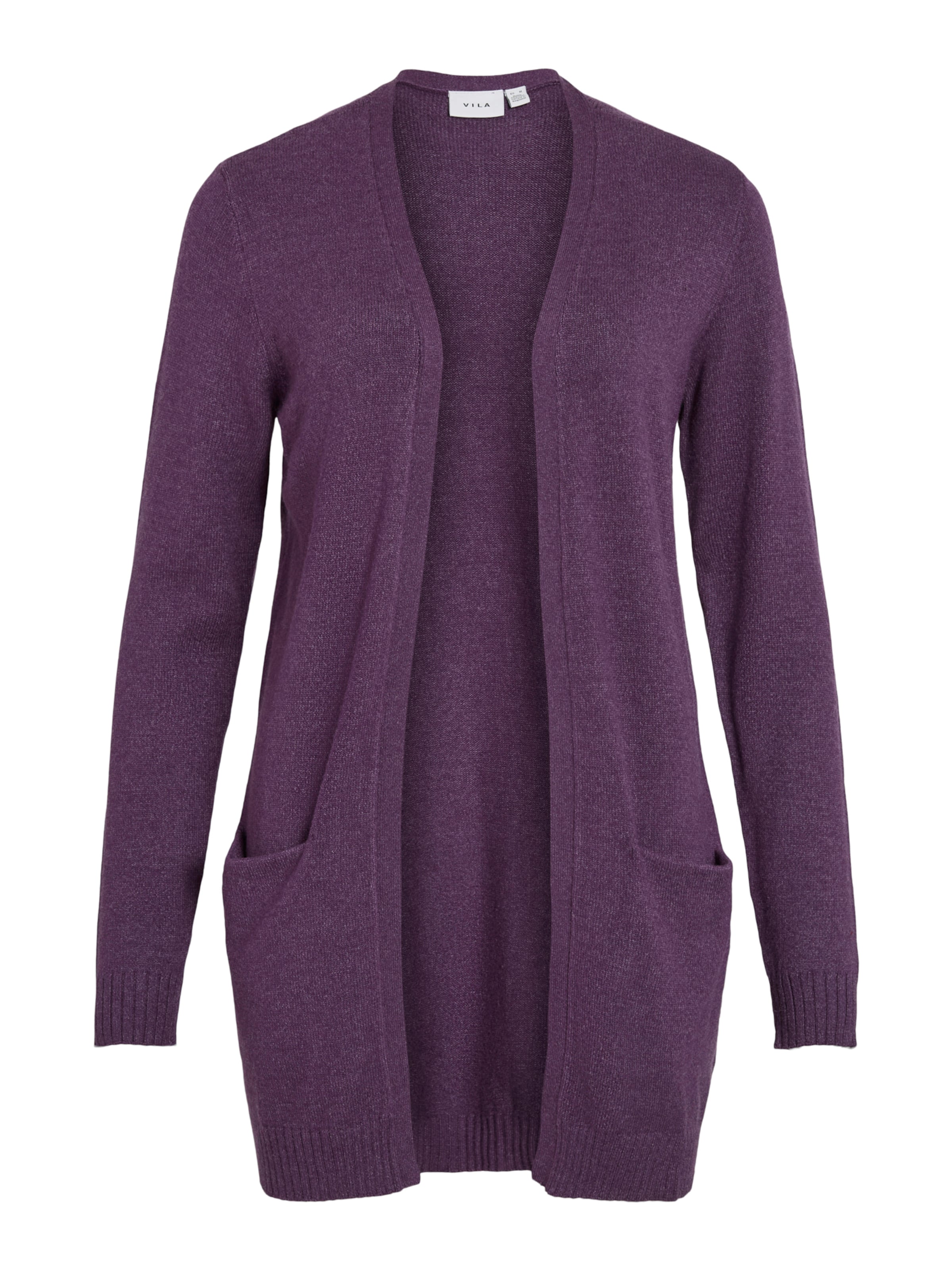 VILA Strickjacke 'VIRil' in brombeer, Produktansicht