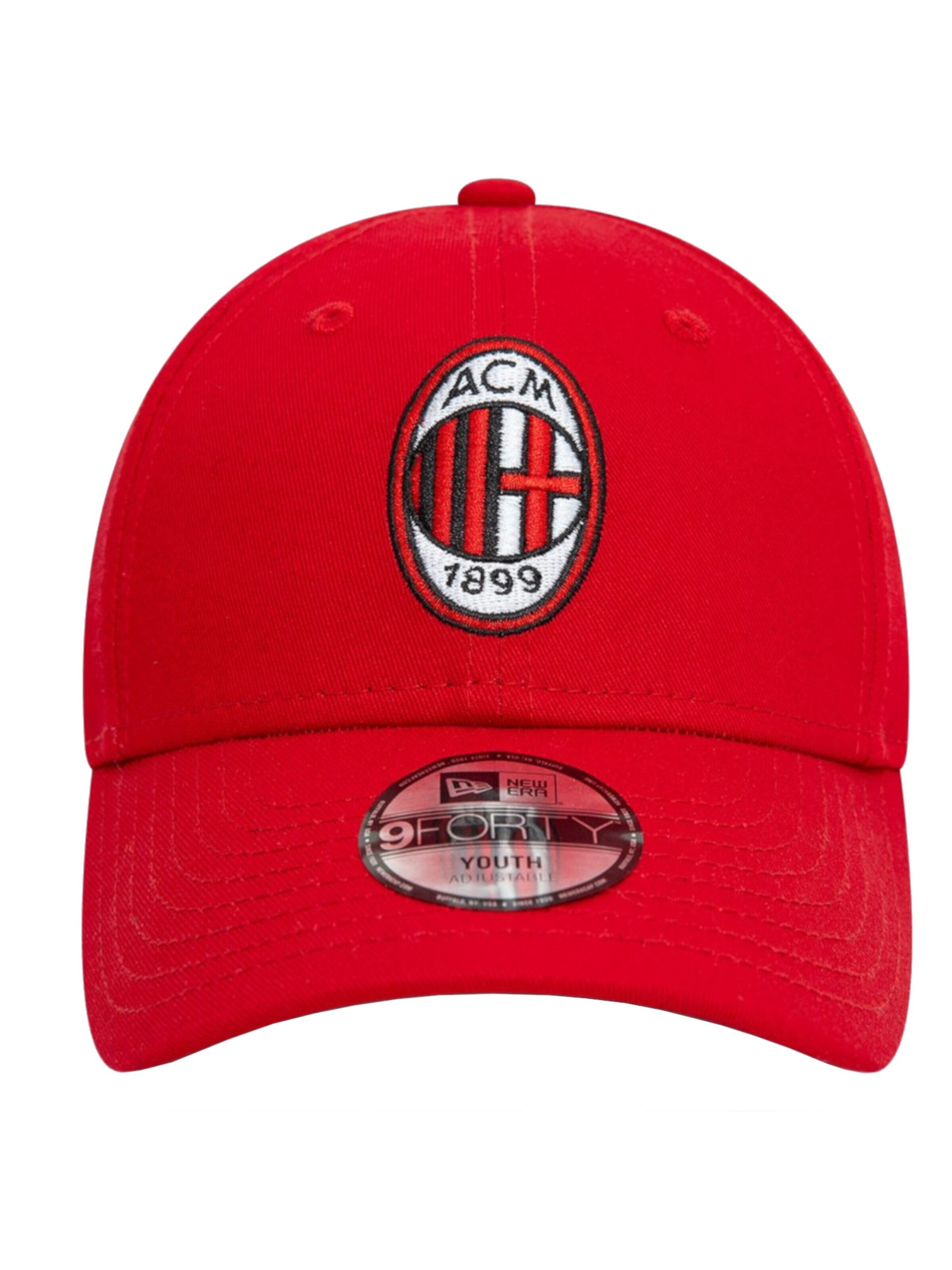 NEW ERA Hoed 'New Era Core 9Forty AC Milan Jr Cap' in Rood