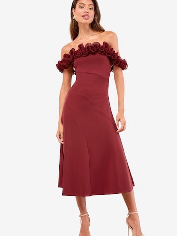 Rochie de la Lipsy pe roșu: față