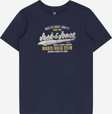 Jack & Jones Junior - Camiseta en azul: frente