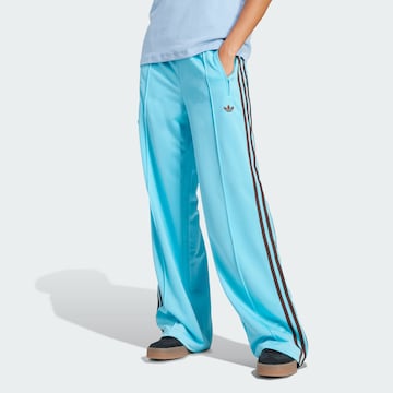 ADIDAS ORIGINALS Wide leg Sports trousers 'Adicolor Classic Firebird' in Blue: front