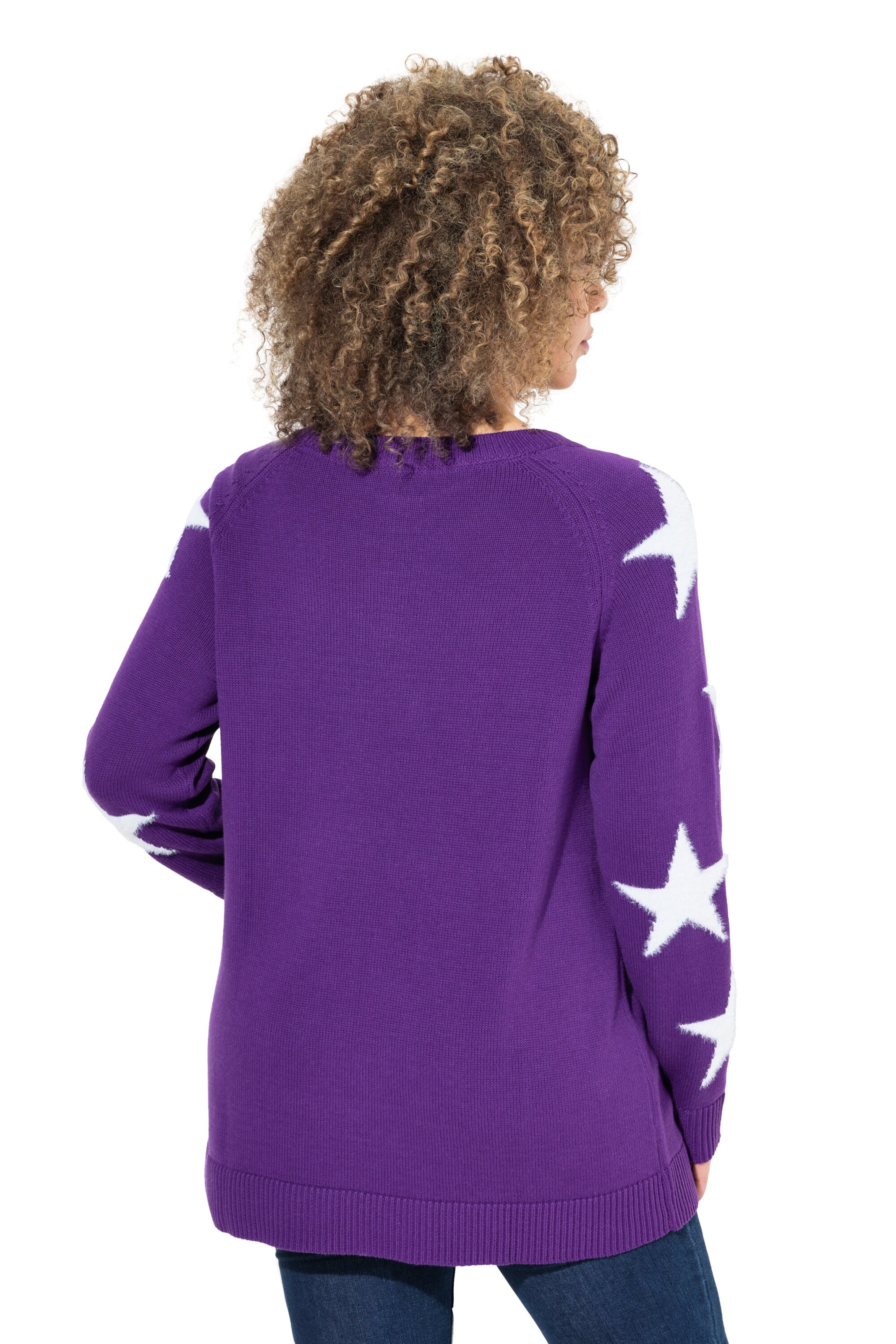 Ulla Popken Pullover in Lila