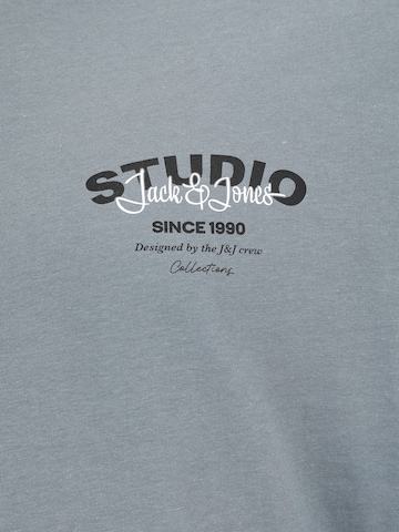 Jack & Jones Plus Majica 'JJYUKI' | siva barva