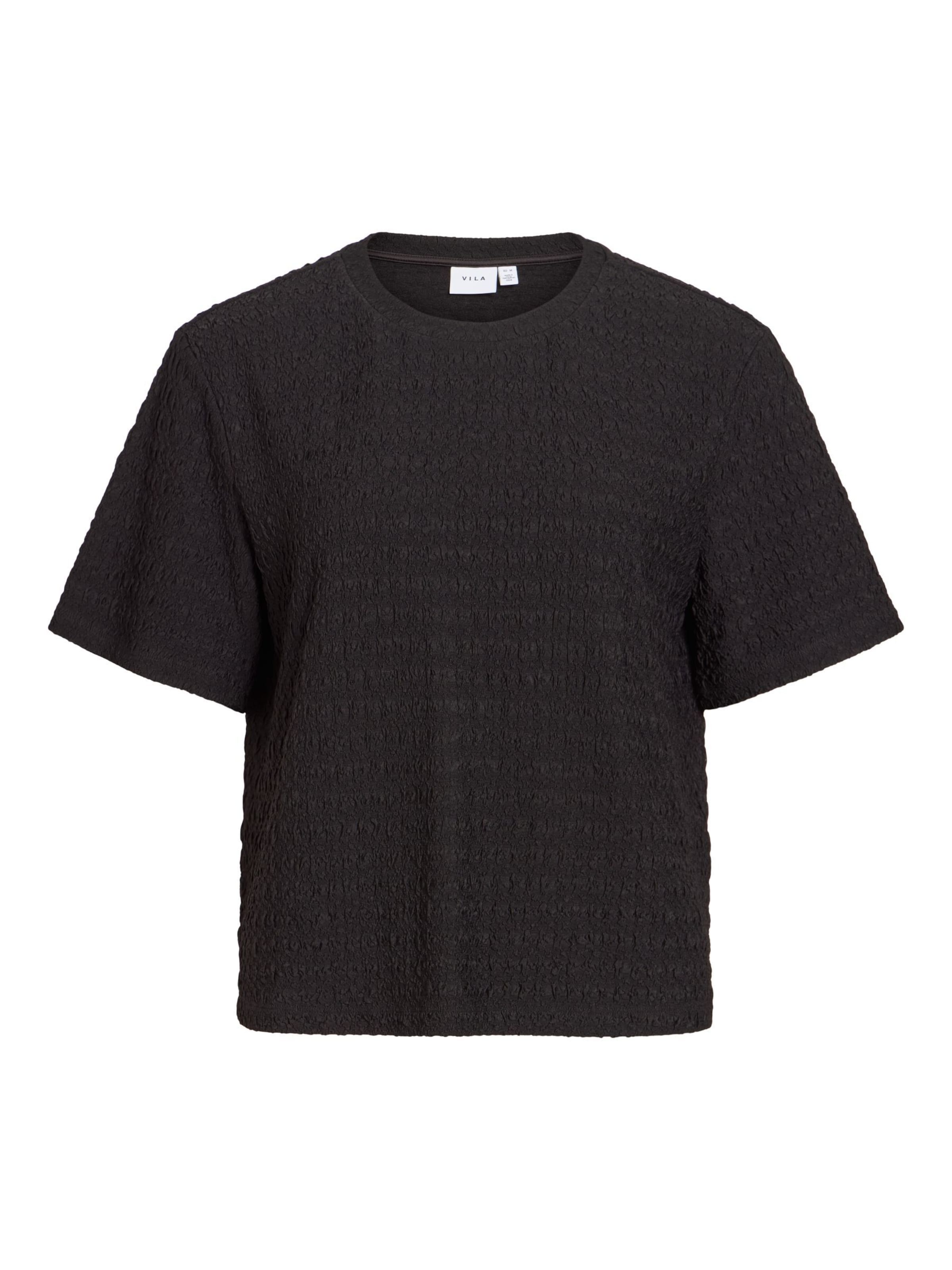 VILA - Camiseta 'VIMONERA' en negro: frente