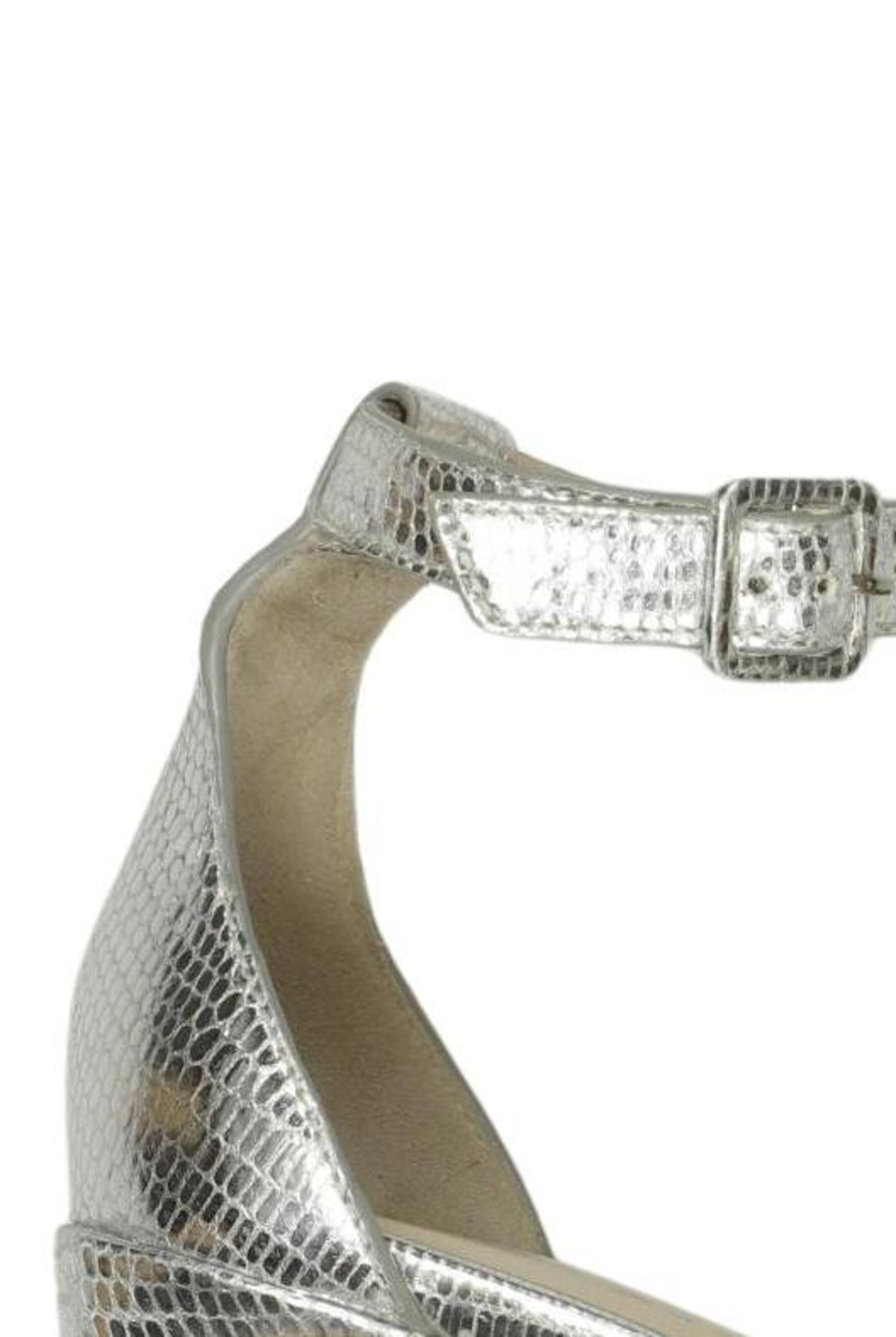 Elvio Zanon Sandals & High-Heeled Sandals in 38 in Silver