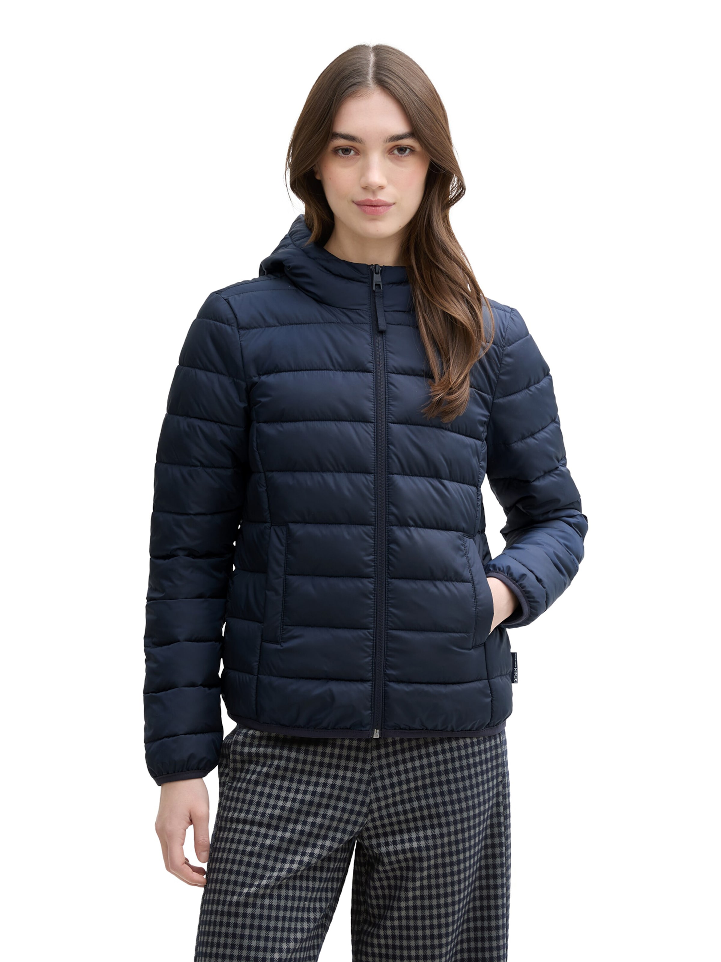 TOM TAILOR DENIM Between-Season Jacket in Blue: front