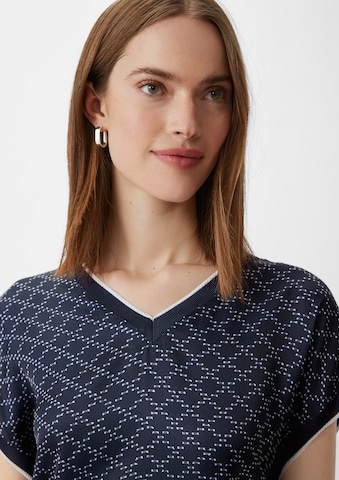 Camicia da donna di comma casual identity in blu