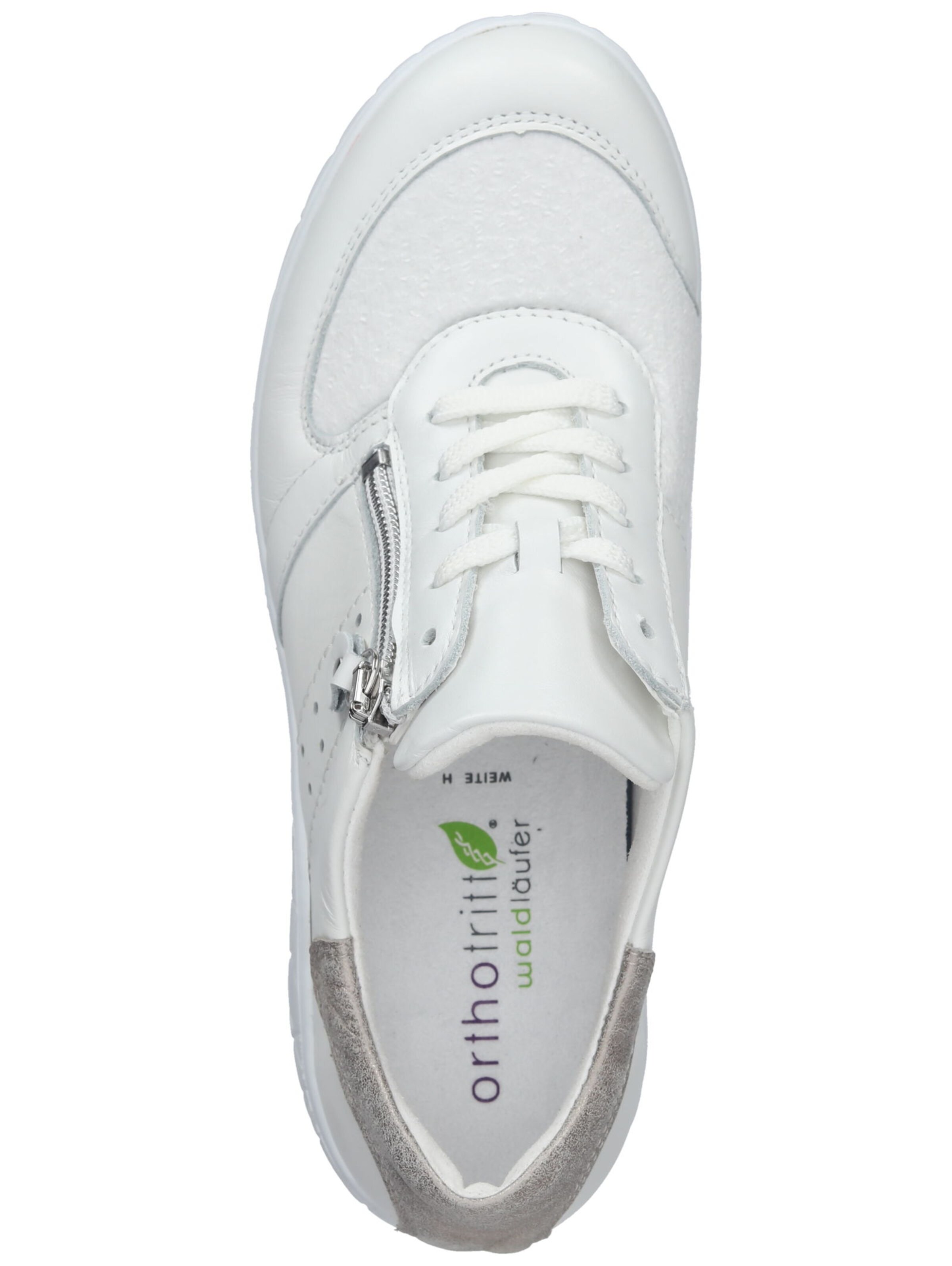 Baskets basses WALDLÄUFER en blanc