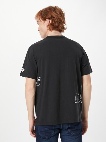 LEVI'S ® - Camisa 'Relaxed Fit Tee' em preto