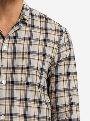 Hanro Pyjama lang 'Cozy Comfort' in Beige