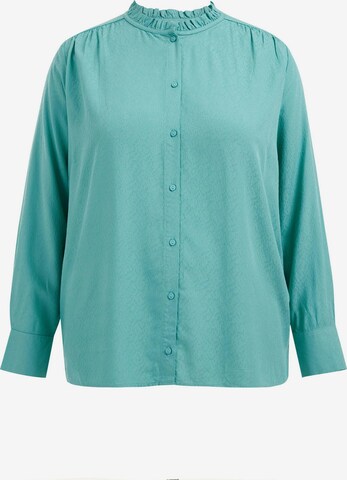 WE Fashion Blouse in Blauw: voorkant