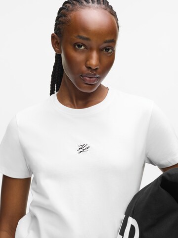 Karl Lagerfeld Shirt 'AUTOGRAPH' in Wit