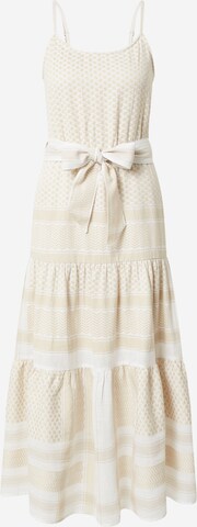 Summery Copenhagen Summer Dress in White: front