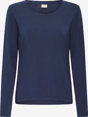 Fransa - Camisa em azul: frente