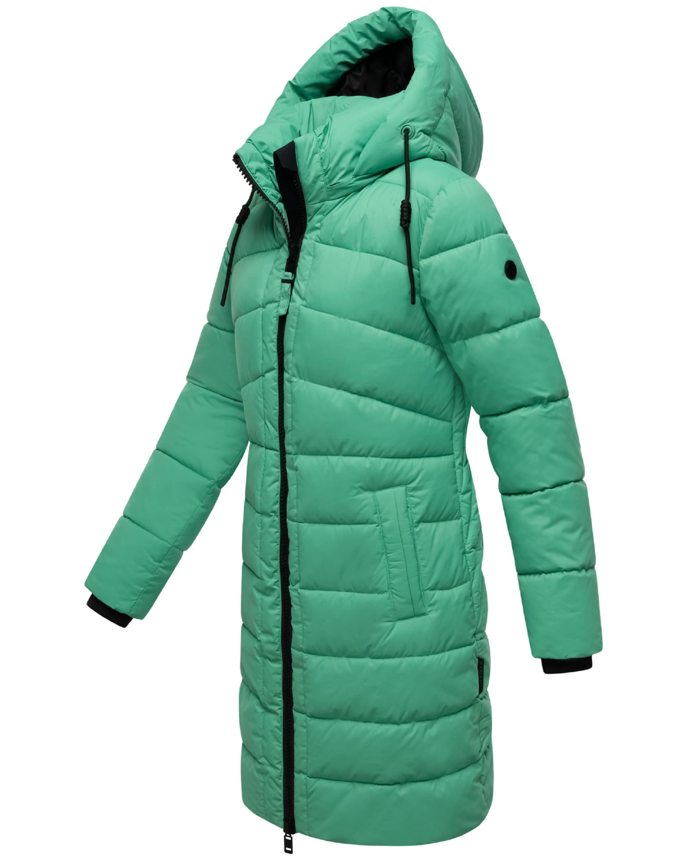 MARIKOO Płaszcz zimowy 'Kaltnäschen 16' w kolorze zielony