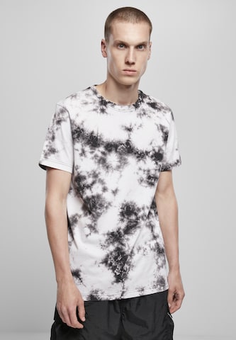 T-Shirt 'Black Tie Dye Tee' Urban Classics en noir : devant