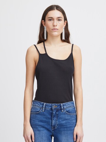 ICHI Top 'PALOMA' in Black: front