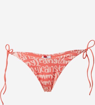 Tommy Jeans Dół bikini w kolorze różowy: przód