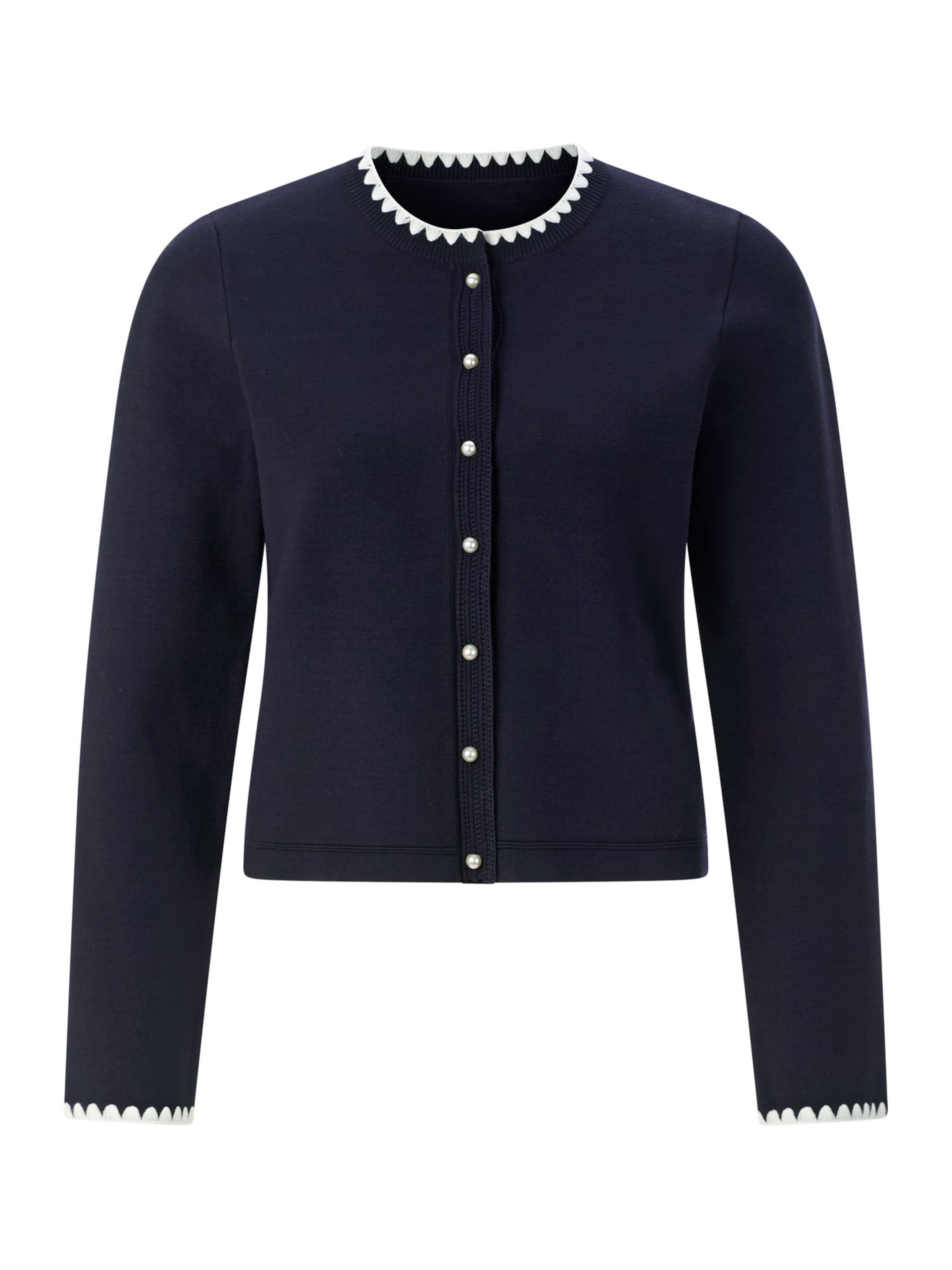 Rich & Royal Strickjacke in Blau: Vorderseite