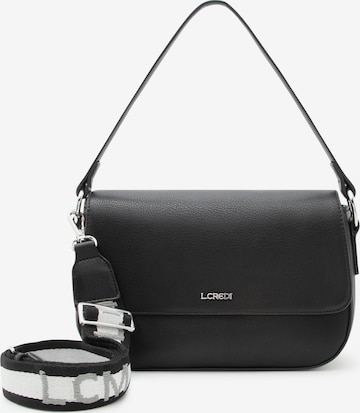 L.CREDI Schoudertas 'Ruby' in Zwart: voorkant